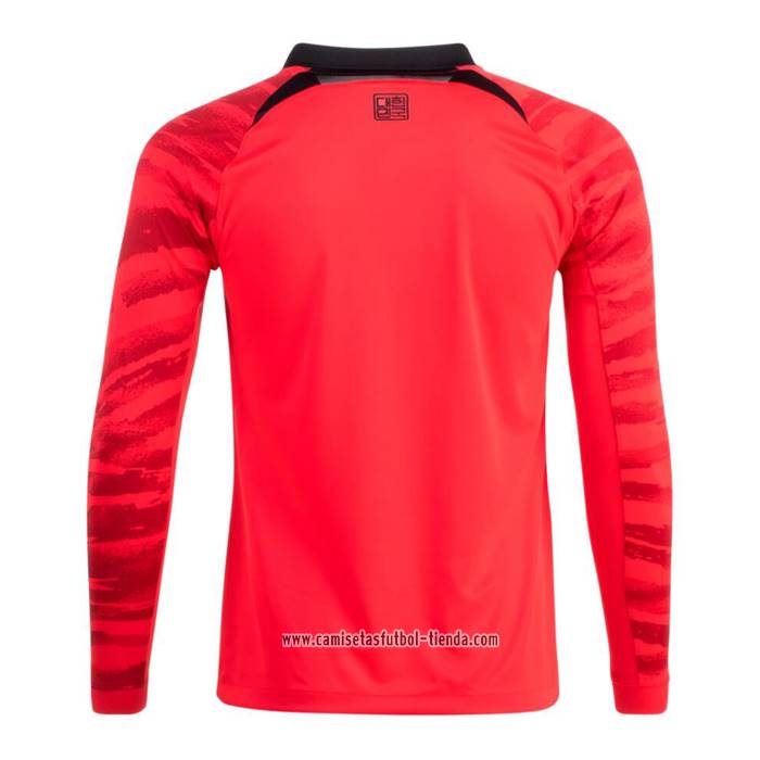 Camiseta Primera Corea del Sur 2022 Manga Larga